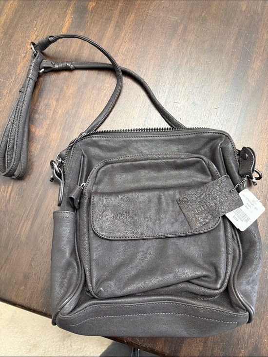 Danier Handbags - DANIER Compact Leather Crossbody Bag